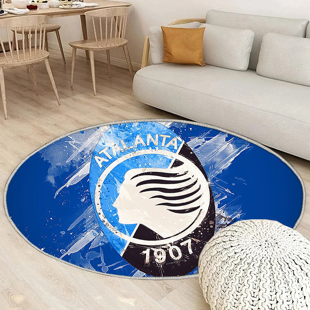 Atalanta Bc Paint Art Tapis Sol - Tapis De Salon, équipe italienne de football Serie A Tapis Art, Tapis pour la décoration de la maison