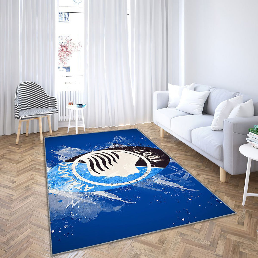 Atalanta Bc Paint Art Tapis Sol - Tapis De Salon, équipe italienne de football Serie A Tapis Art, Tapis pour la décoration de la maison
