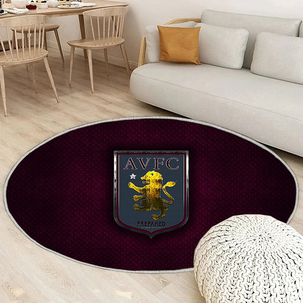 Aston Villa Fc Tapis Sol - Tapis De Salon, Championnat EFL d'Angleterre Tapis Art, Tapis pour la décoration de la maison