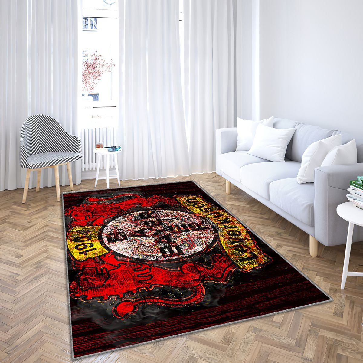 Bayer 04 Leverkusen Fc Tapis Sol - Tapis De Salon, Bundesliga Club De Football Allemand Tapis Art, Tapis pour la décoration de la maison