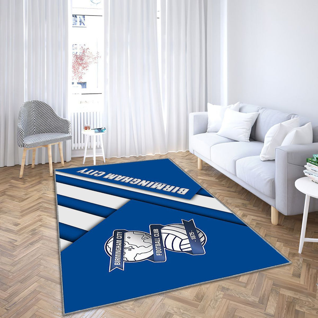 Birmingham City Fc Tapis Sol - Tapis De Salon, Blue Ionenglish Football Club Tapis Art, Tapis pour la décoration de la maison
