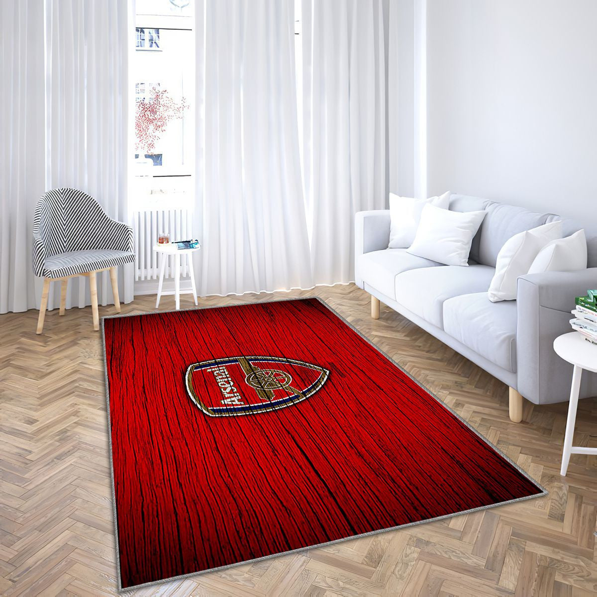 Arsenal Premier League Tapis Sol - Tapis De Salon, Angleterre Tapis Art, Tapis pour la décoration de la maison