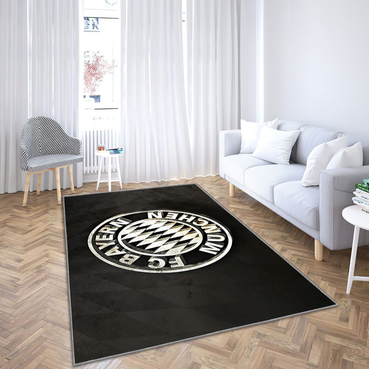 Bayern Munich Fc Tapis Sol - Tapis De Salon, Allemagne Football Tapis Art, Tapis pour la décoration de la maison