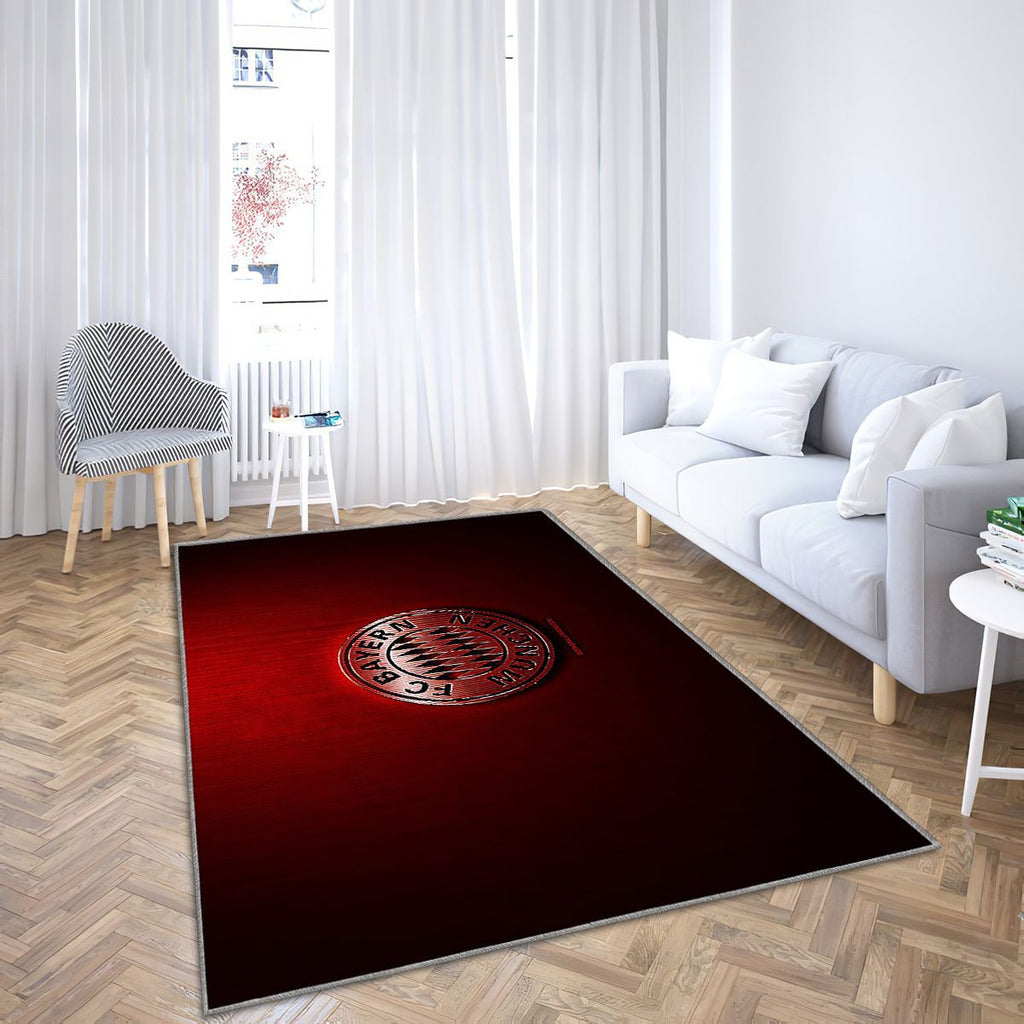 Bayern Munchen Fc Tapis Sol - Tapis De Salon, Bundesliga Club De Football Allemand Fan Art Tapis Art, Tapis pour la décoration de la maison