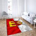 Drapeau de Bielefeld Tapis Sol - Tapis De Salon, ville allemande Bielefeld Allemagne Tapis Art, Tapis pour la décoration de la maison