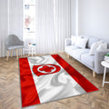 Drapeau Baunatal Tapis Sol - Tapis De Salon, ville allemande Baunatal Allemagne Tapis Art, Tapis pour la décoration de la maison