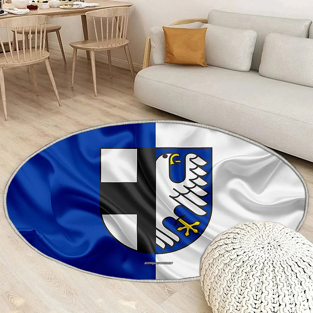 Drapeau Balve Tapis Sol - Tapis De Salon, ville allemande Balve Allemagne Tapis Art, Tapis pour la décoration de la maison