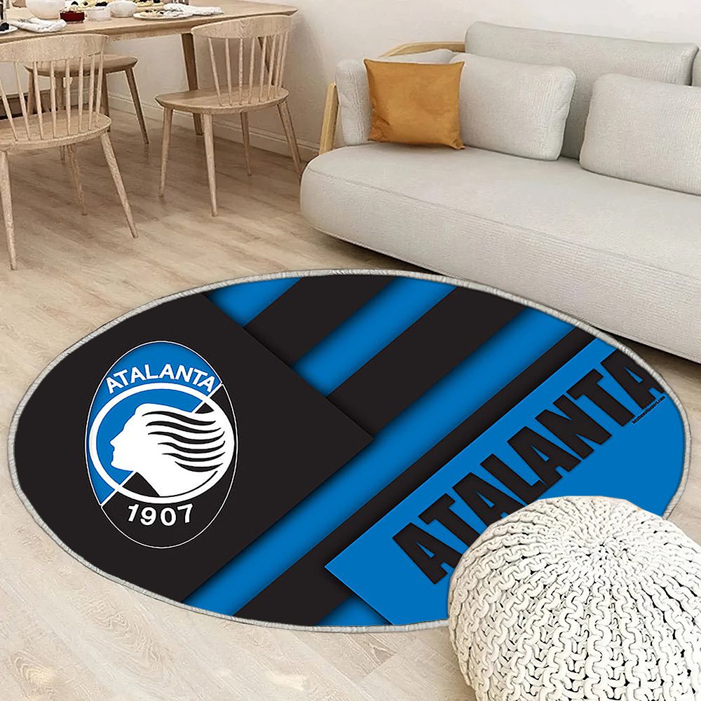 Atalanta Fc Tapis Sol - Tapis De Salon, Football Serie A Bergame Tapis Art, Tapis pour la décoration de la maison