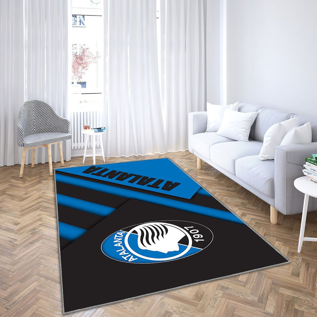 Atalanta Fc Tapis Sol - Tapis De Salon, Football Serie A Bergame Tapis Art, Tapis pour la décoration de la maison