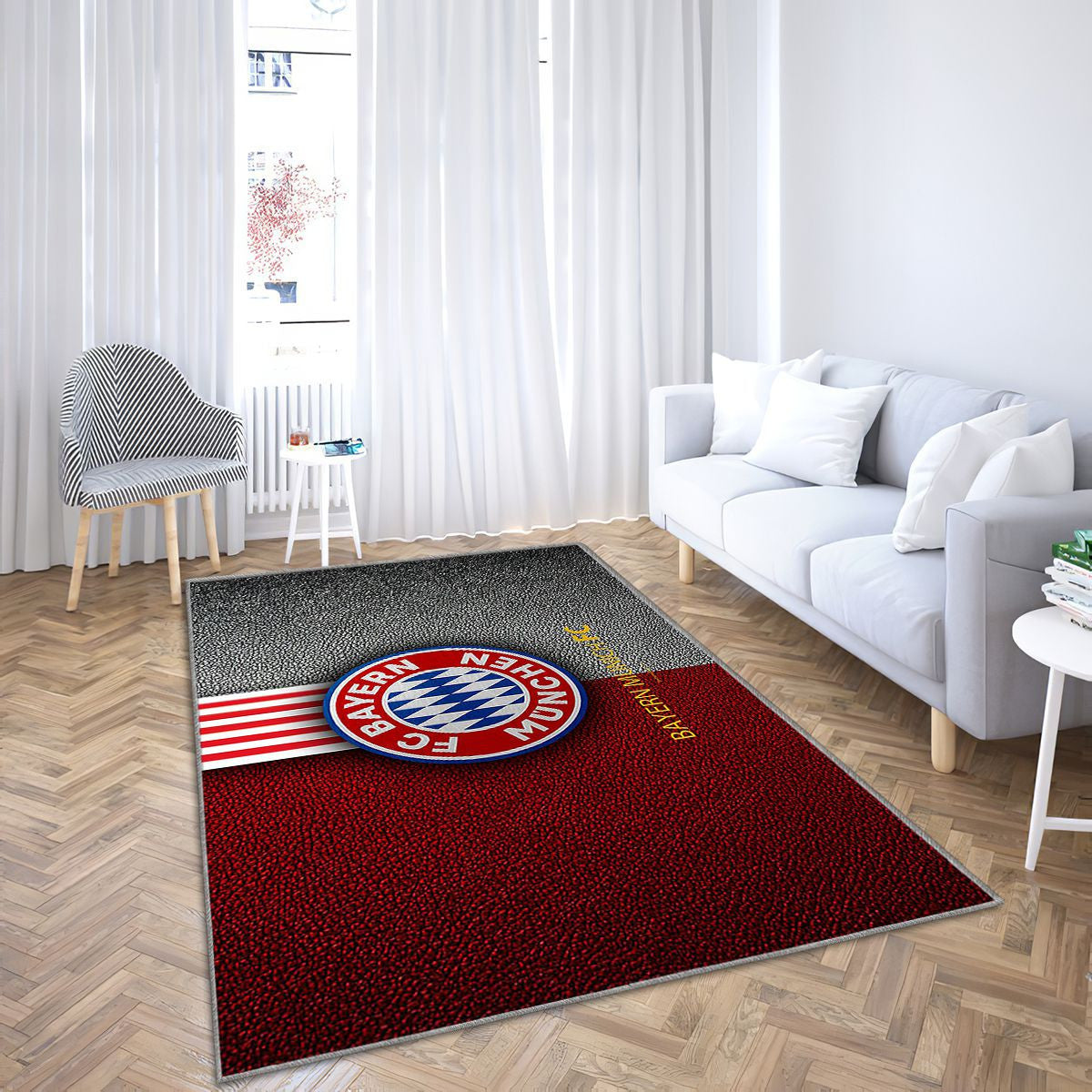 Bayern Munich Fc Club de football allemand Bayern Tapis Sol - Tapis De Salon, Allemagne Championnats d'Allemagne Tapis Art, Tapis pour la décoration de la maison