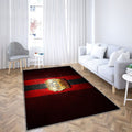 Bayer 04 Leverkusen Tapis Sol - Tapis De Salon, Bundesliga Red Metal Football Tapis Art, Tapis pour la décoration de la maison
