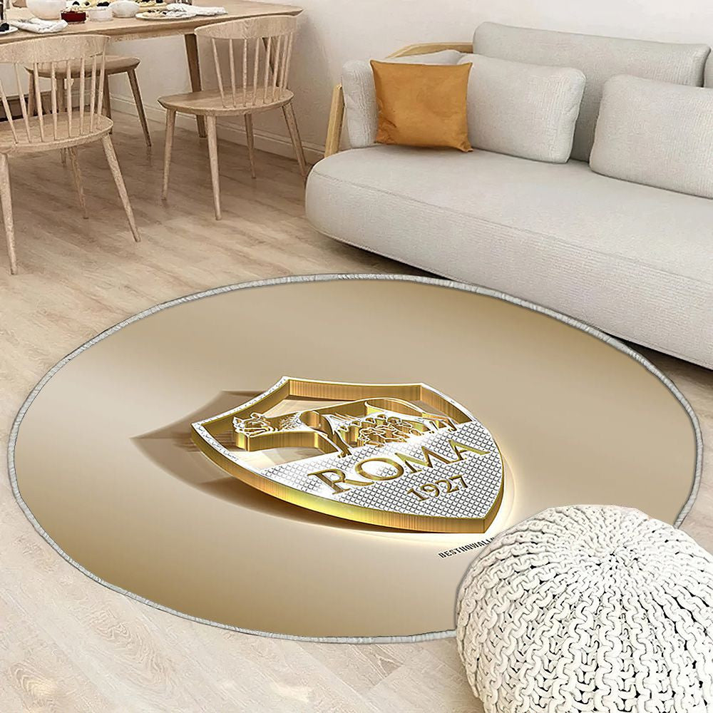 As Roma Tapis Sol - Tapis De Salon, Rome Italie Serie A Tapis Art, Tapis pour la décoration de la maison