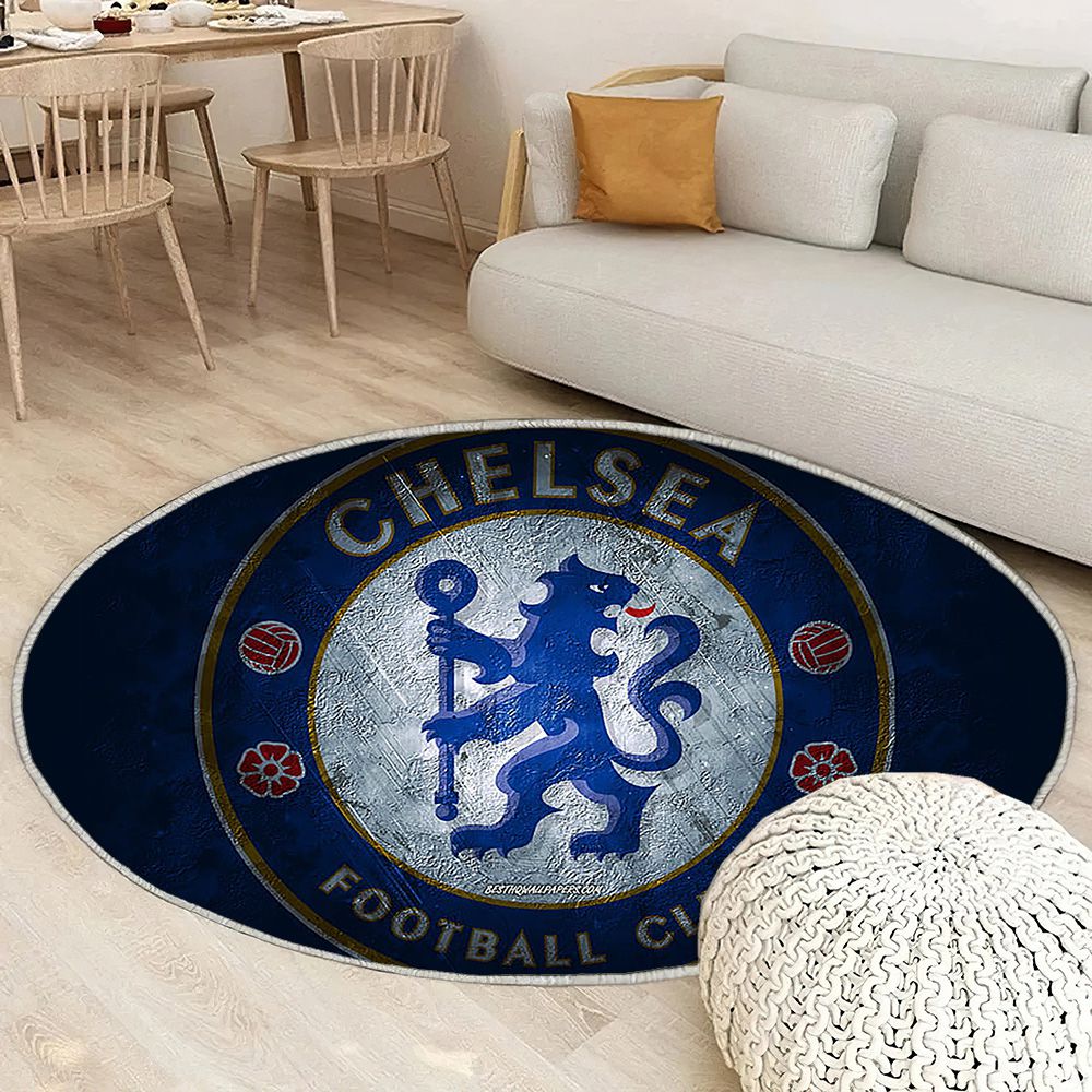 Chelsea Fc Tapis Sol - Tapis De Salon, Blue Stone Chelsea Fcgrunge Art Tapis Art, Tapis pour la décoration de la maison