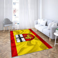 Drapeau de Bonn Tapis Sol - Tapis De Salon, ville allemande Bonn Allemagne Tapis Art, Tapis pour la décoration de la maison