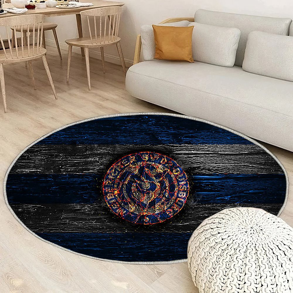 Duisburg Fc Tapis Sol - Tapis De Salon, Bundesliga 2 Club De Football Allemand Bleu Et Blanc Tapis Art, Tapis pour la décoration de la maison