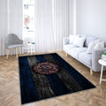Duisburg Fc Tapis Sol - Tapis De Salon, Bundesliga 2 Club De Football Allemand Bleu Et Blanc Tapis Art, Tapis pour la décoration de la maison