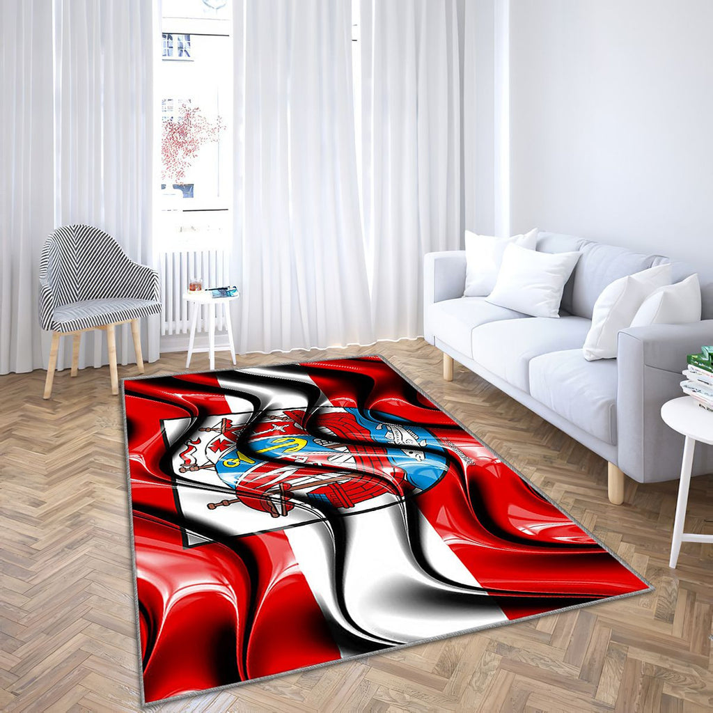 Bremerhaven Drapeau Villes D'Allemagne Tapis Sol - Tapis De Salon, Bremerhaven Bremerhaven Villes Allemandes Tapis Art, Tapis pour la décoration de la maison