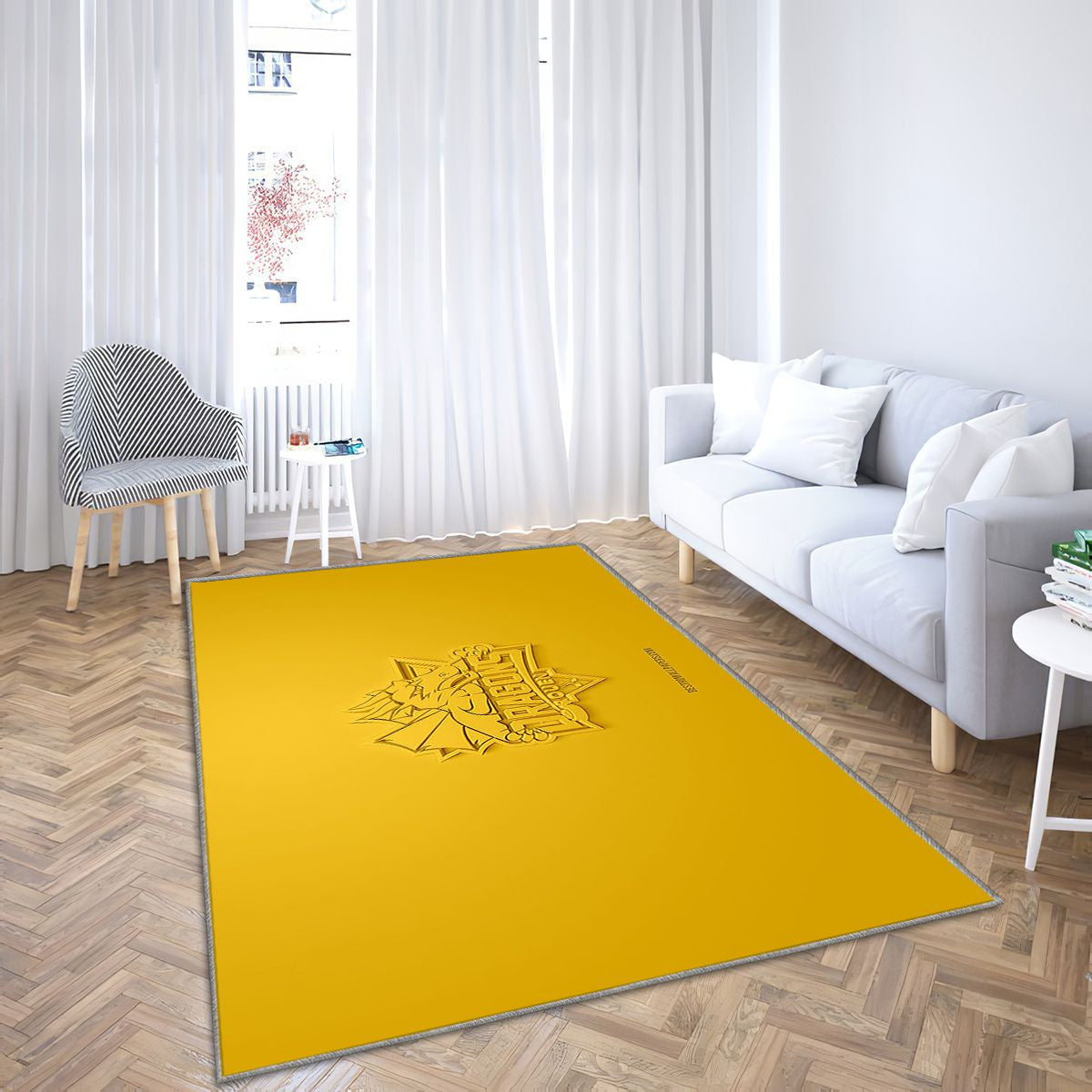 Dragons De Rouen Equipe de France de Hockey sur Glace Tapis Sol - Tapis De Salon, Tapis Art, Tapis pour la décoration de la maison