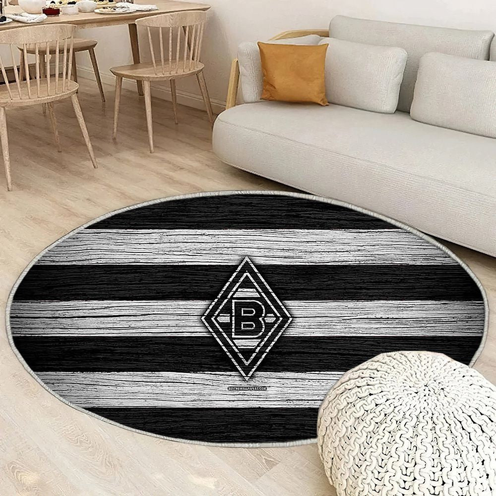 Borussia Monchengladbach Bundesliga Tapis Sol - Tapis De Salon, Allemagne Tapis Art, Tapis pour la décoration de la maison