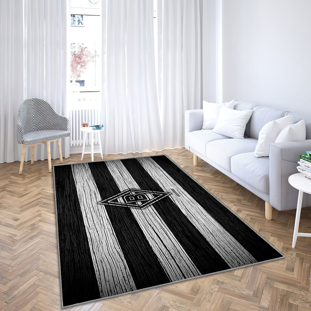 Borussia Monchengladbach Bundesliga Tapis Sol - Tapis De Salon, Allemagne Tapis Art, Tapis pour la décoration de la maison