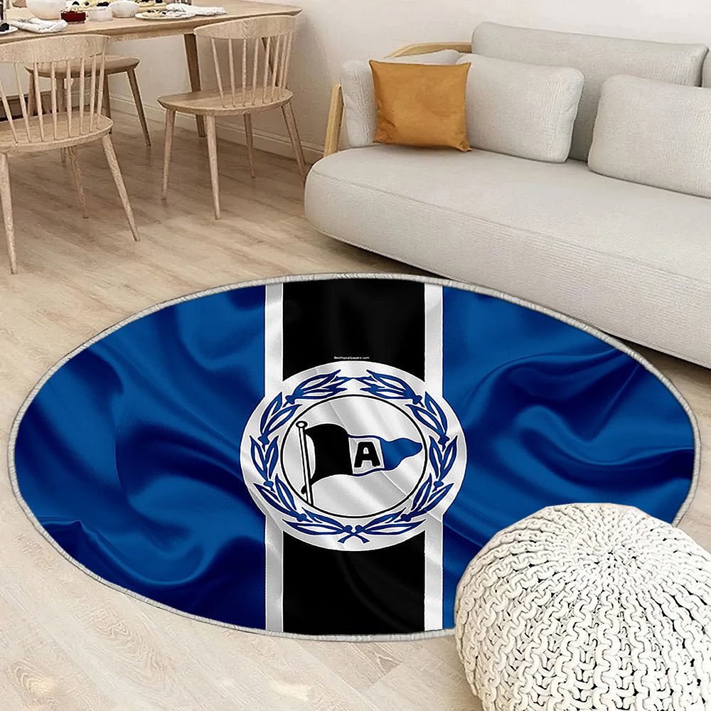 Dsc Arminia Bielefeld Drapeau en soie 2 Bundesliga Tapis Sol - Tapis De Salon, Bielefeld Allemagne Tapis Art, Tapis pour la décoration de la maison
