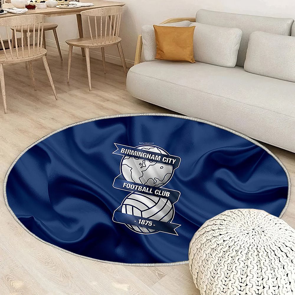 Birmingham City Fc Birmingham Angleterre Tapis Sol - Tapis De Salon, Championnat de la Ligue des Clubs de Football Anglais Tapis Art, Tapis pour la décoration de la maison