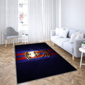 Caen Fc Tapis Sol - Tapis De Salon, Ligue 2 Blue Metal Football Tapis Art, Tapis pour la décoration de la maison