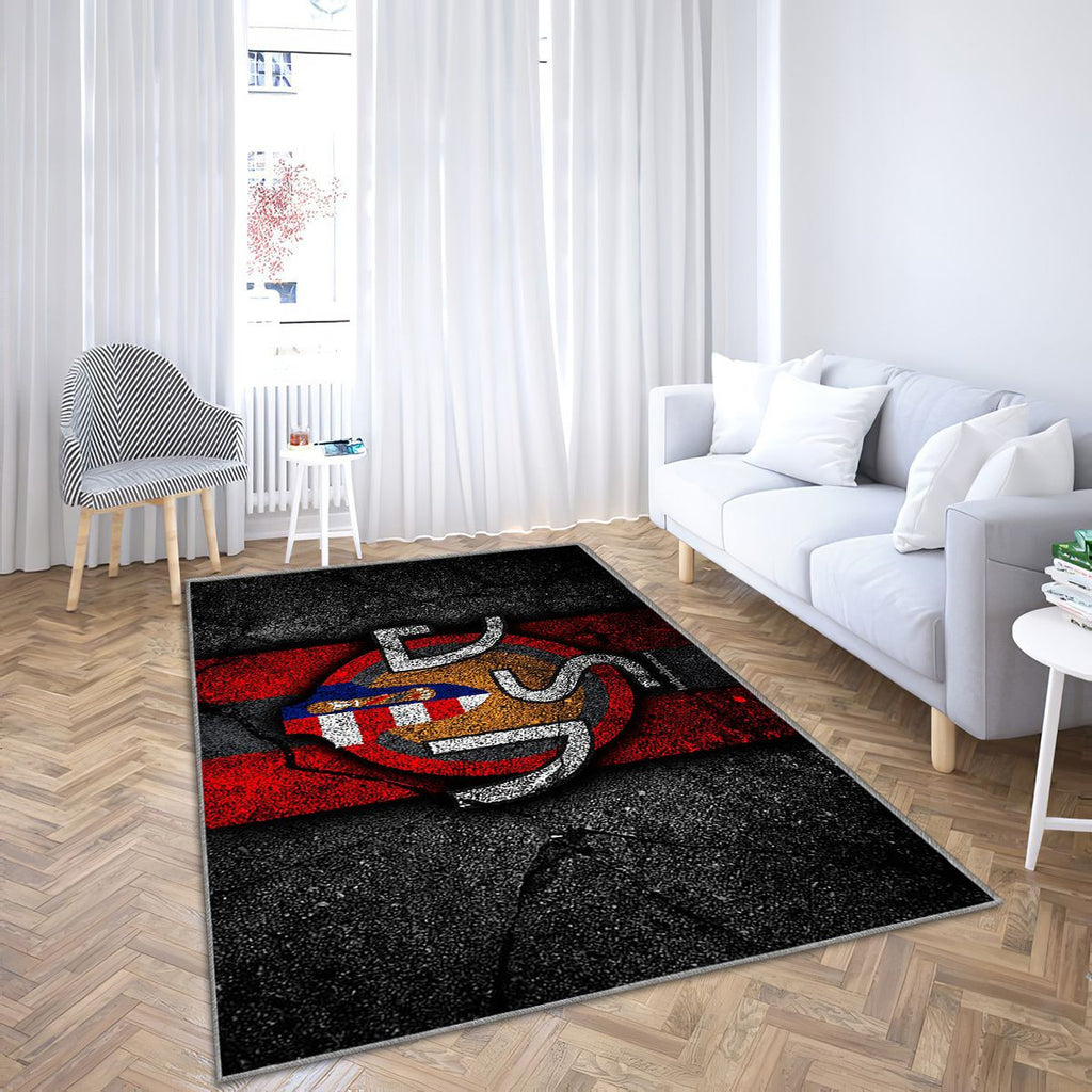 Cremonese Fc Tapis Sol - Tapis De Salon, Serie B Football Tapis Art, Tapis pour la décoration de la maison