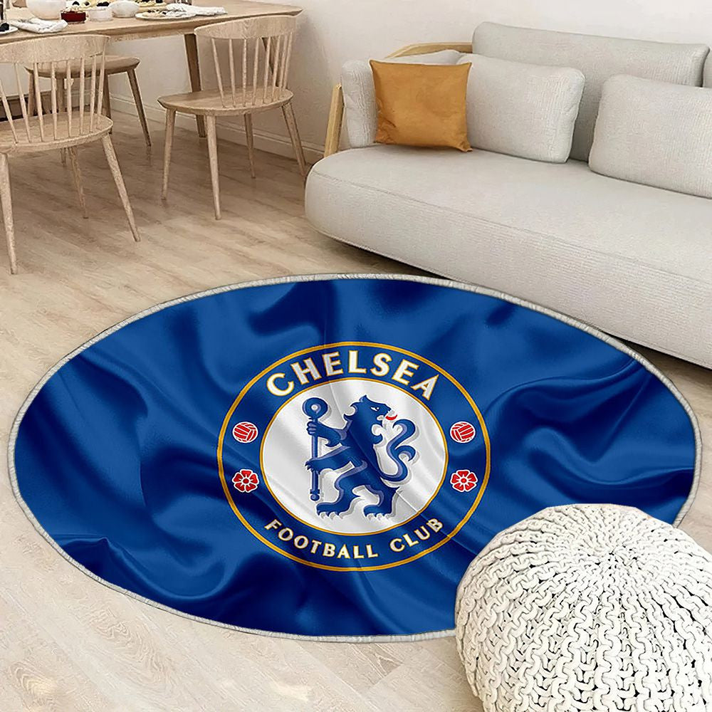Chelsea Fc Tapis Sol - Tapis De Salon, Football Londres Royaume-Uni Tapis Art, Tapis pour la décoration de la maison