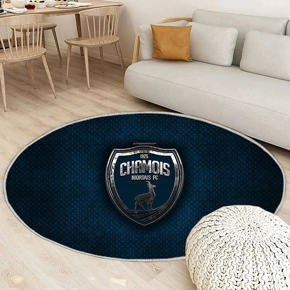 Chamois Niortais Fc Tapis Sol - Tapis De Salon, France Ligue 2 Tapis Art, Tapis pour la décoration de la maison