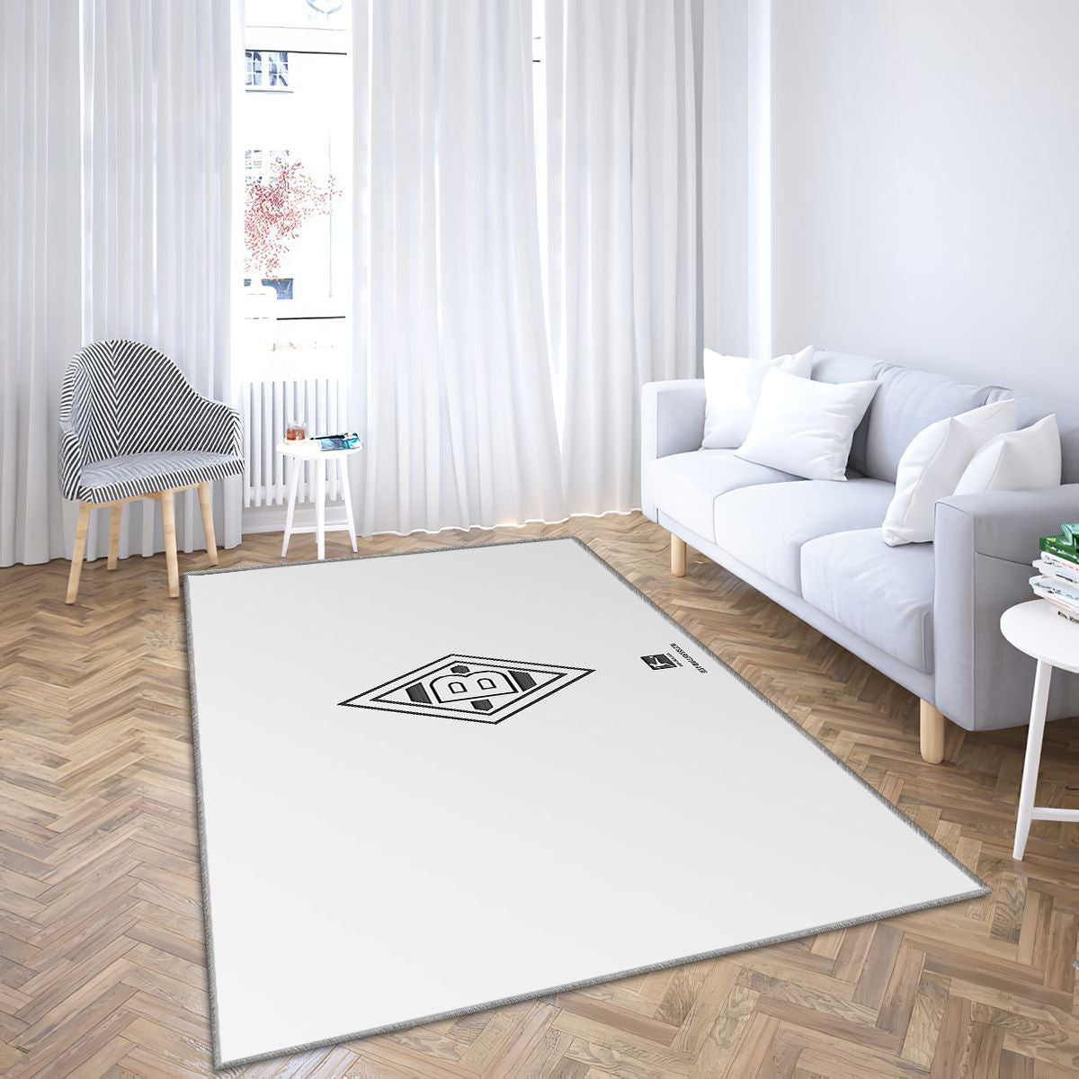 Borussia Mönchengladbach Tapis Sol - Tapis De Salon, Borussia Mönchengladbachbundesliga Tapis Art, Tapis pour la décoration de la maison