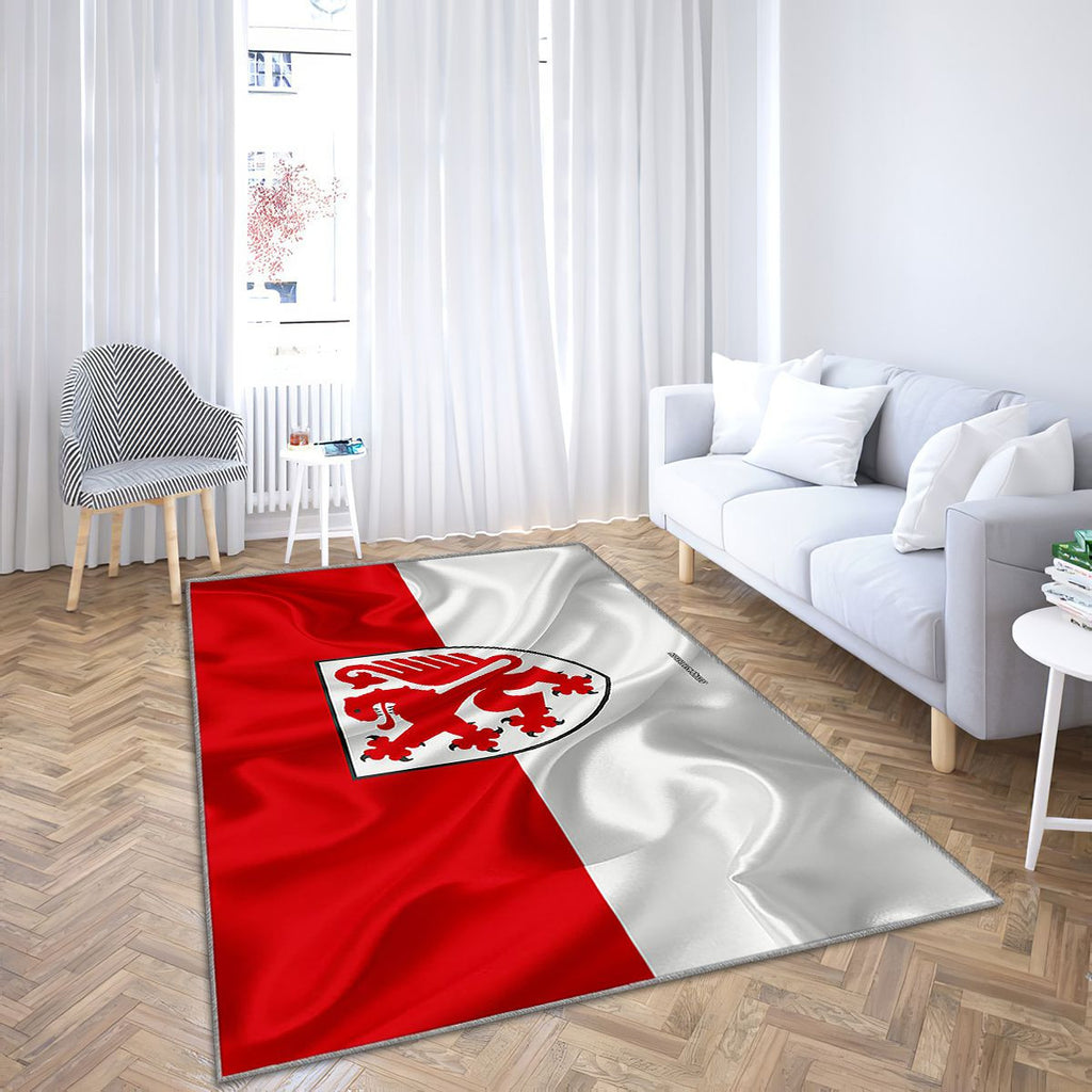 Drapeau de Braunschweig Tapis Sol - Tapis De Salon, ville allemande Braunschweig Allemagne Tapis Art, Tapis pour la décoration de la maison