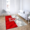 Drapeau de Braunschweig Tapis Sol - Tapis De Salon, ville allemande Braunschweig Allemagne Tapis Art, Tapis pour la décoration de la maison