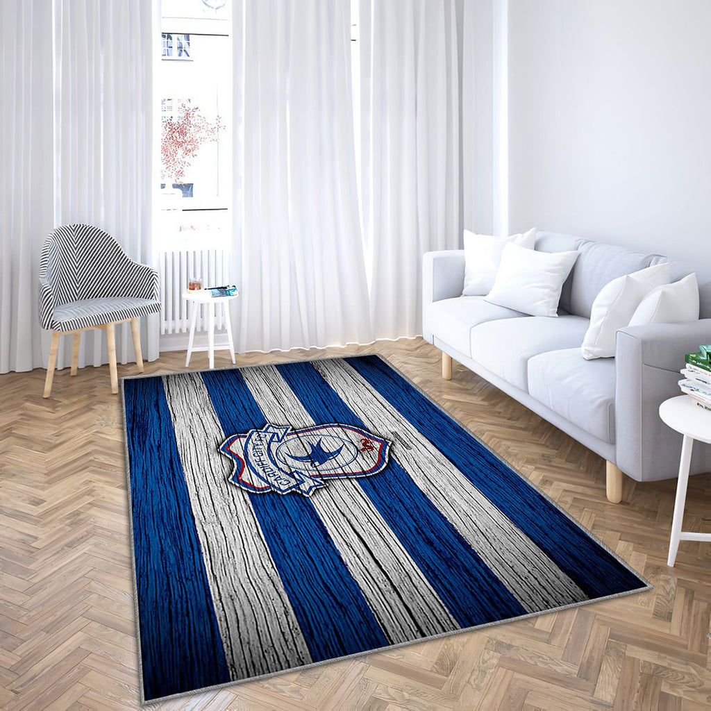 Championnat Efl Cardiff City Fc Tapis Sol - Tapis De Salon, Club de Football Angleterre Cardiff Cityfc Cardiff City Tapis Art, Tapis pour la décoration de la maison
