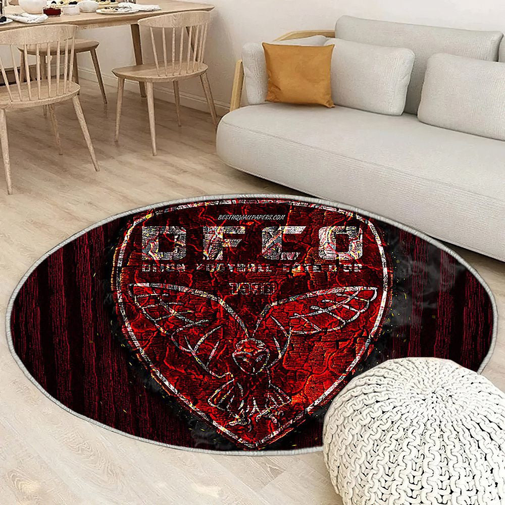 Dijon Fco Tapis Sol - Tapis De Salon, Ligue 1 Française de Football Tapis Art, Tapis pour la décoration de la maison