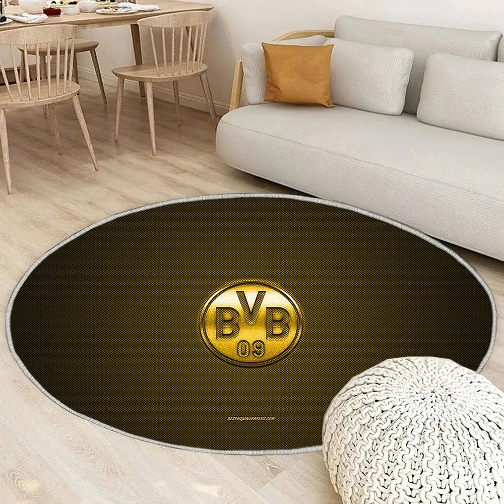 Borussia Dortmund Tapis Sol - Tapis De Salon, club de football allemand Tapis Art, Tapis pour la décoration de la maison
