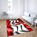 Cottbus Drapeau Villes D'Allemagne Tapis Sol - Tapis De Salon, Cottbus Cottbus Villes Allemandes Tapis Art, Tapis pour la décoration de la maison