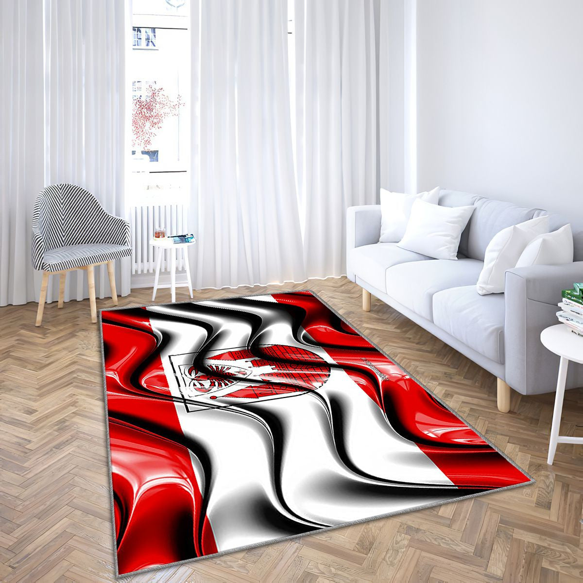 Cottbus Drapeau Villes D'Allemagne Tapis Sol - Tapis De Salon, Cottbus Cottbus Villes Allemandes Tapis Art, Tapis pour la décoration de la maison