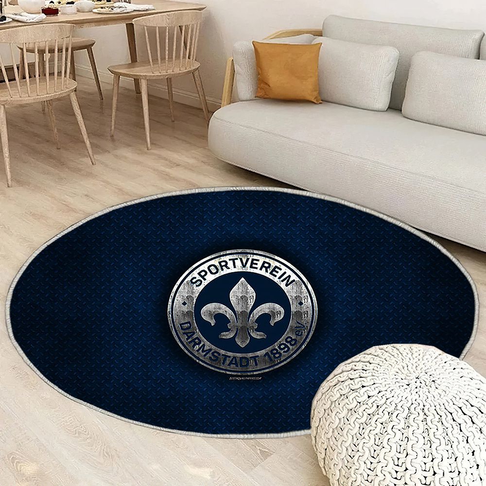 Darmstadt 98 Fc Tapis Sol - Tapis De Salon, Bundesliga 2 Club de football allemand Tapis Art, Tapis pour la décoration de la maison