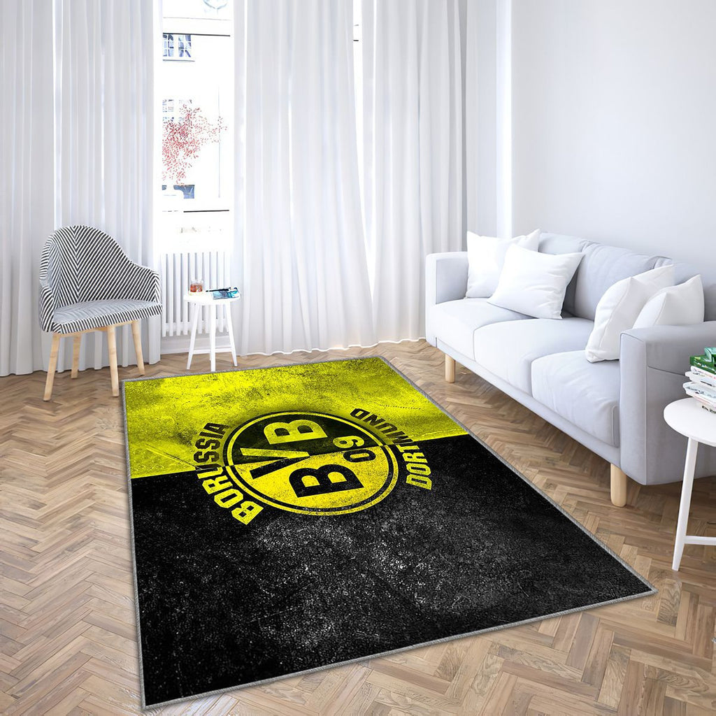 Borussiadortmund Tapis Sol - Tapis De Salon, Bvb Deutschland Dortmund Tapis Art, Tapis pour la décoration de la maison