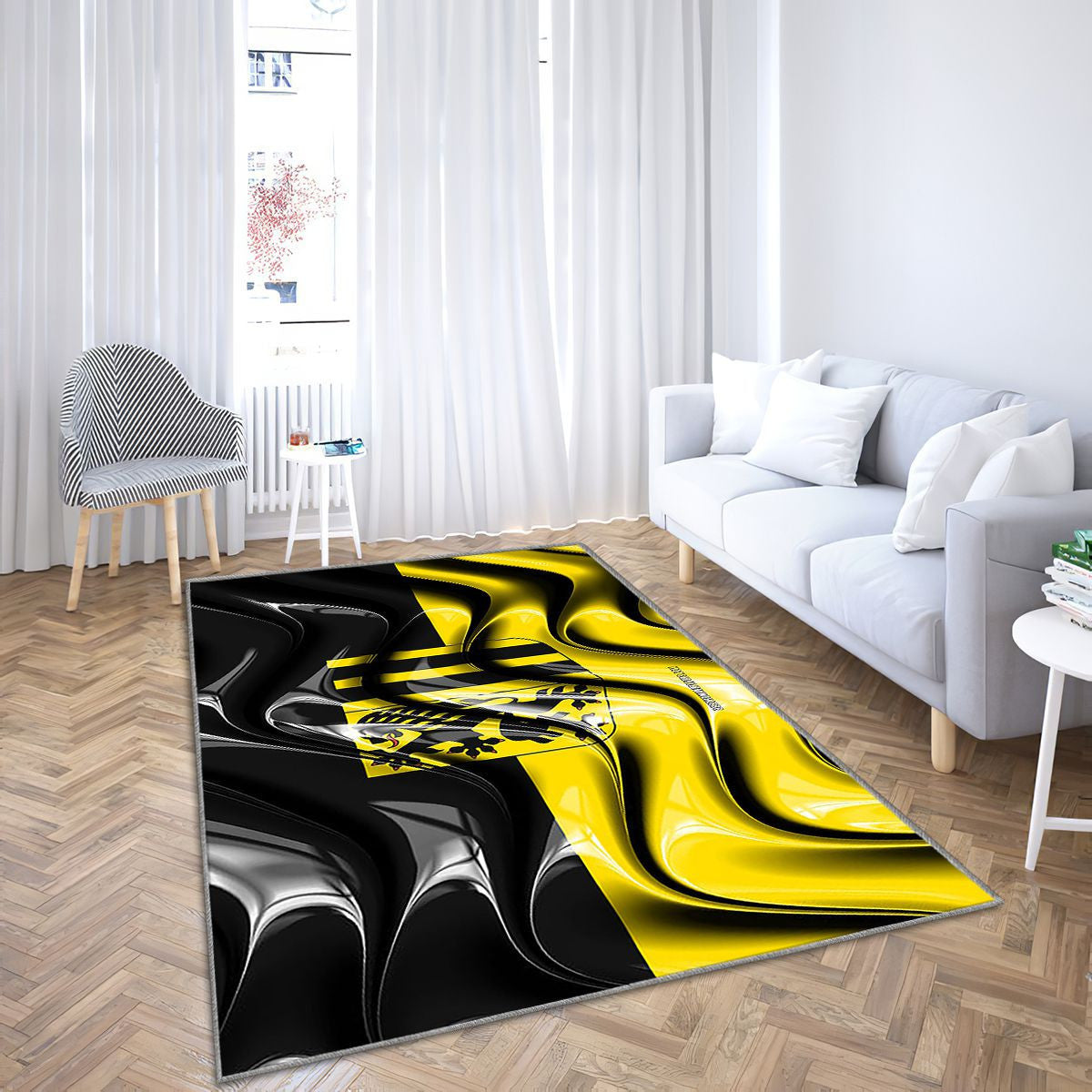 Dresde Drapeau Villes D'Allemagne Tapis Sol - Tapis De Salon, Dresde Dresde Villes Allemandes Tapis Art, Tapis pour la décoration de la maison