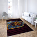Burnley Fc Tapis Sol - Tapis De Salon, Premier League Club de football anglais en bois violet Tapis Art, Tapis pour la décoration de la maison