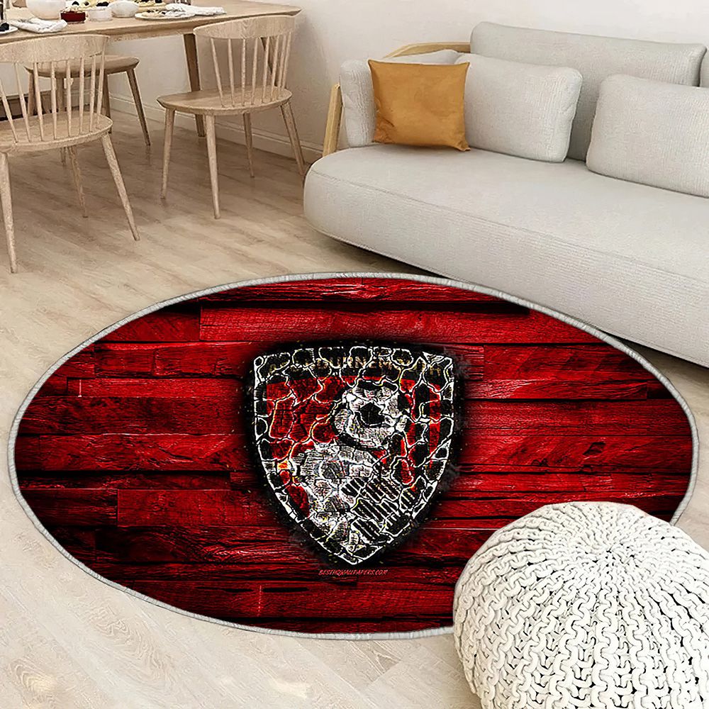 Bournemouth Fc Tapis Sol - Tapis De Salon, club de football anglais de première division Tapis Art, Tapis pour la décoration de la maison