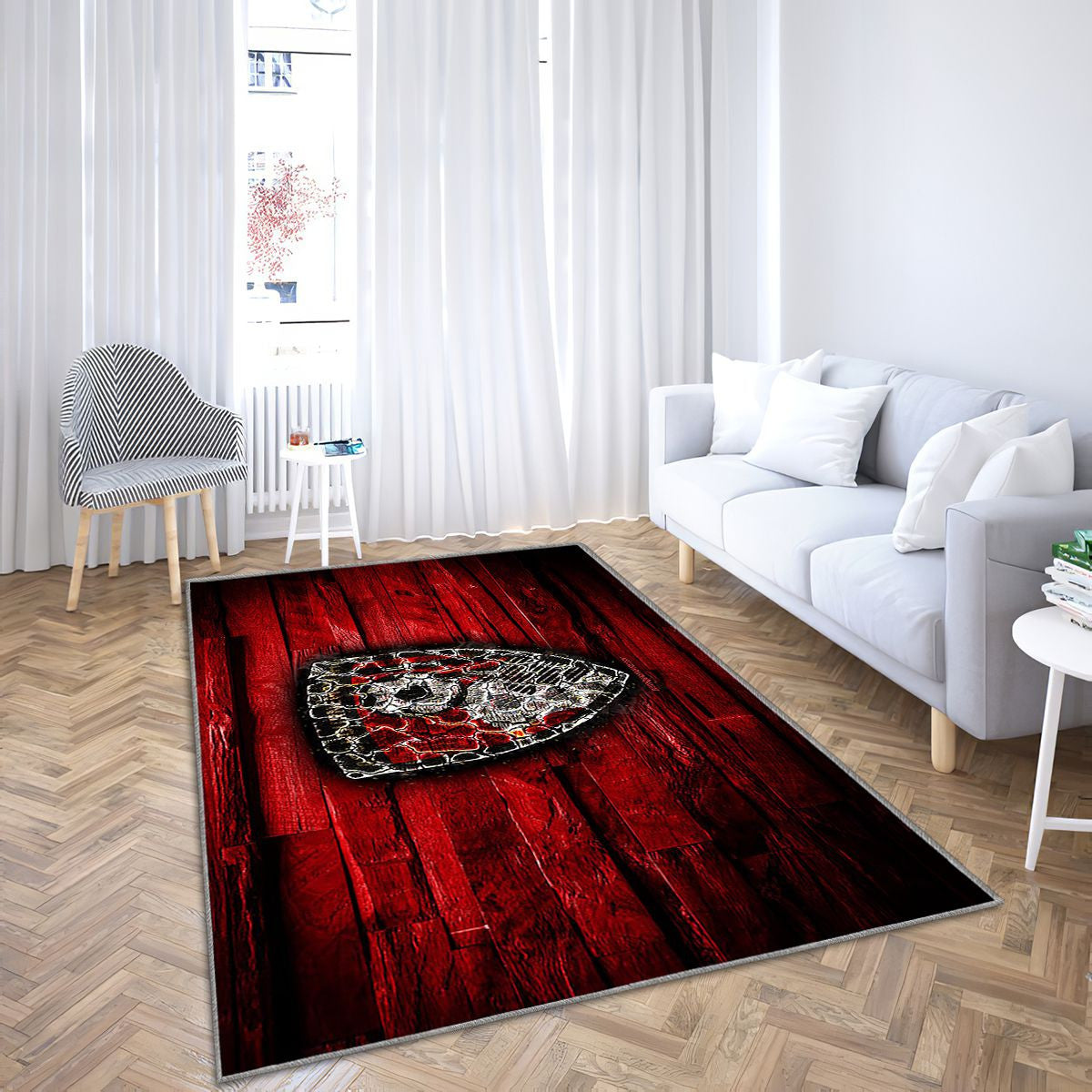 Bournemouth Fc Tapis Sol - Tapis De Salon, club de football anglais de première division Tapis Art, Tapis pour la décoration de la maison