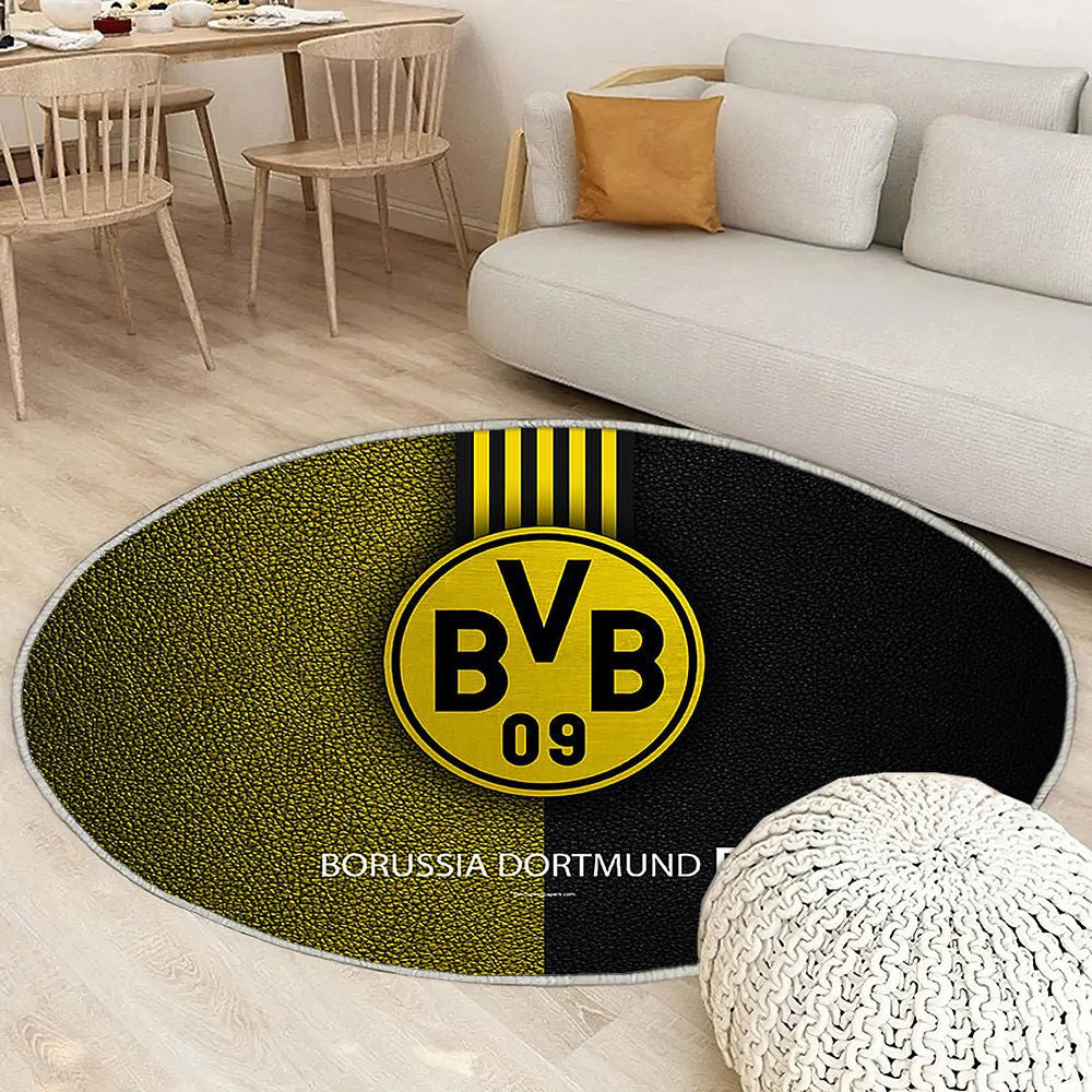 Borussia Dortmund Fc Club de football allemand Bvb Tapis Sol - Tapis De Salon, Allemagne Championnats d'Allemagne Tapis Art, Tapis pour la décoration de la maison