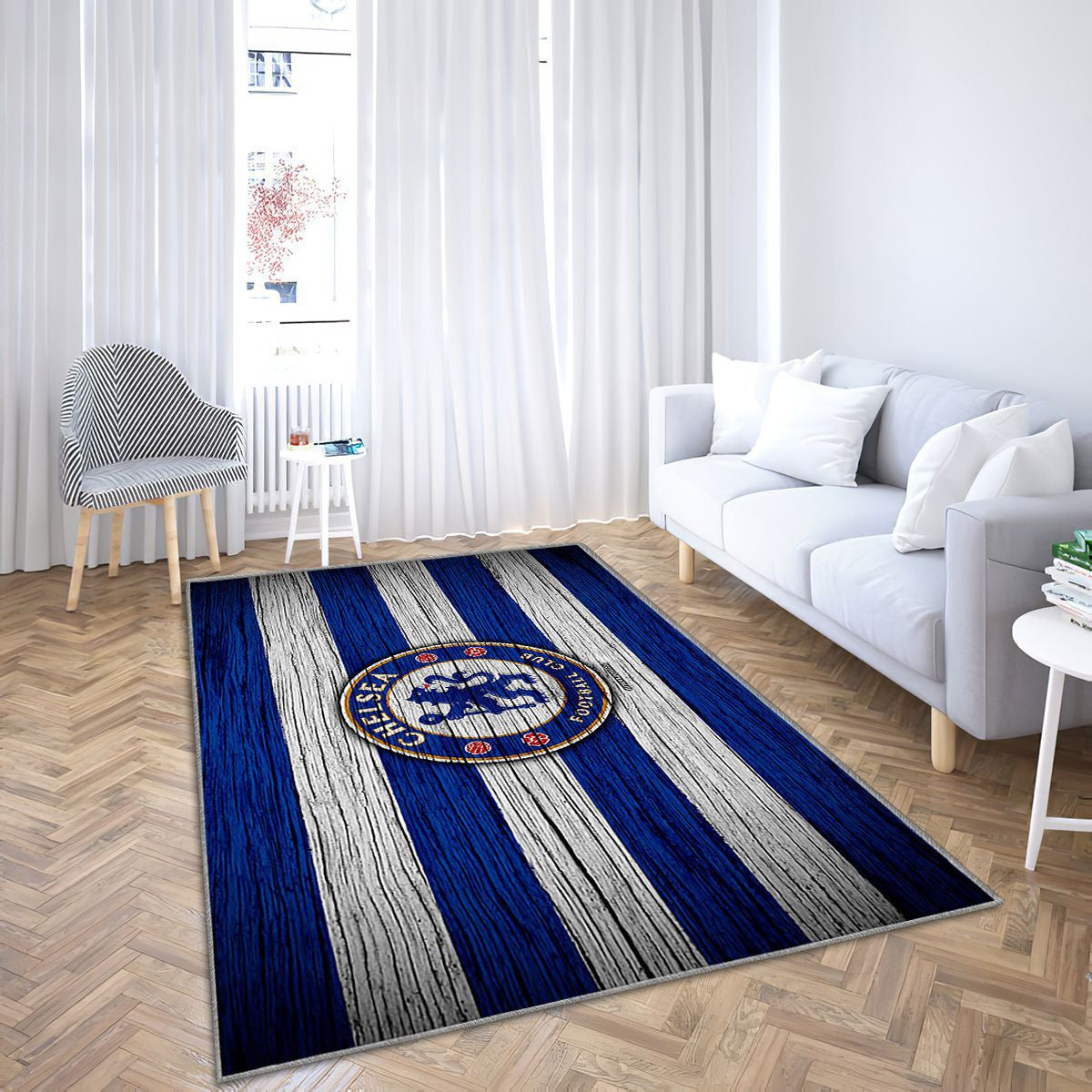 Chelsea Premier League Tapis Sol - Tapis De Salon, Angleterrefc Chelsea Tapis Art, Tapis pour la décoration de la maison