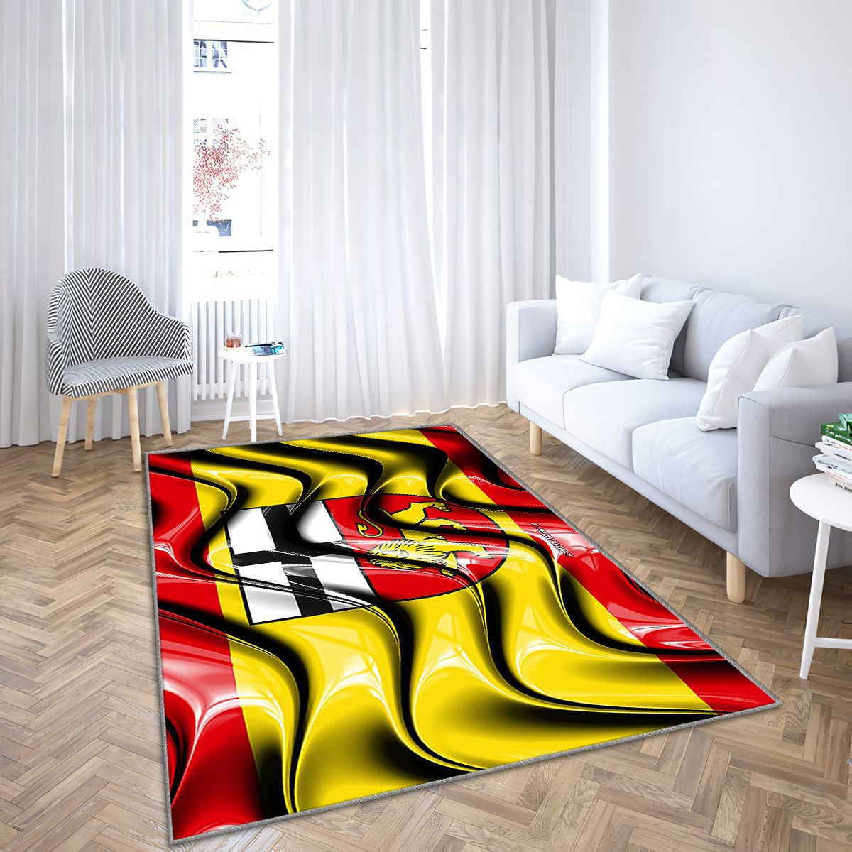 Bonn Drapeau Villes D'Allemagne Tapis Sol - Tapis De Salon, Bonn Bonn Villes Allemandes Tapis Art, Tapis pour la décoration de la maison