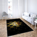 Borussia Dortmund Fc Tapis Sol - Tapis De Salon, Bundesliga Jaune Noir Football Tapis Art, Tapis pour la décoration de la maison