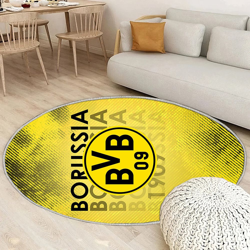Borussia Dortmund Tapis Sol - Tapis De Salon, Football Futebol Allemagne Tapis Art, Tapis pour la décoration de la maison
