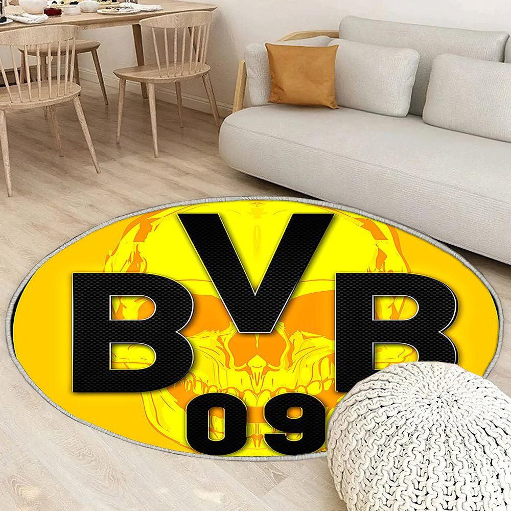 Borussia Dortmund 09 Tapis Sol - Tapis De Salon, Bundesliga Bvb Cool Tapis Art, Tapis pour la décoration de la maison